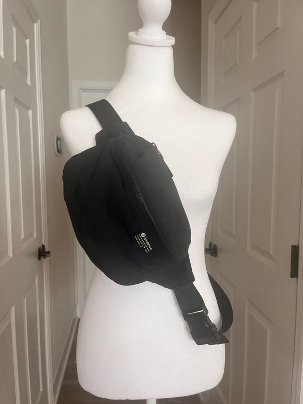 lululemon athletica Black Crossbody Belt Bag